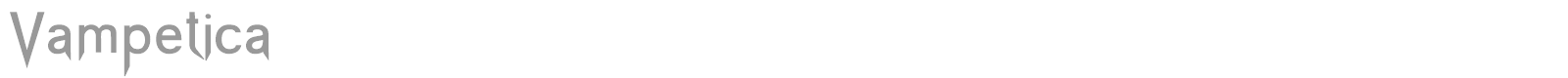 Vampetica font preview
